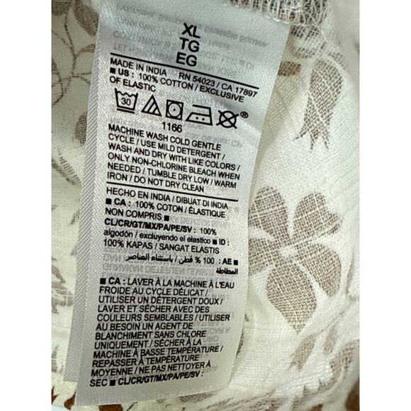 Old Navy Flutter Sleeve Babydoll Milkmaid Floral V-Neck Tie-Back Top Size XL NWT - Picture 6 of 10